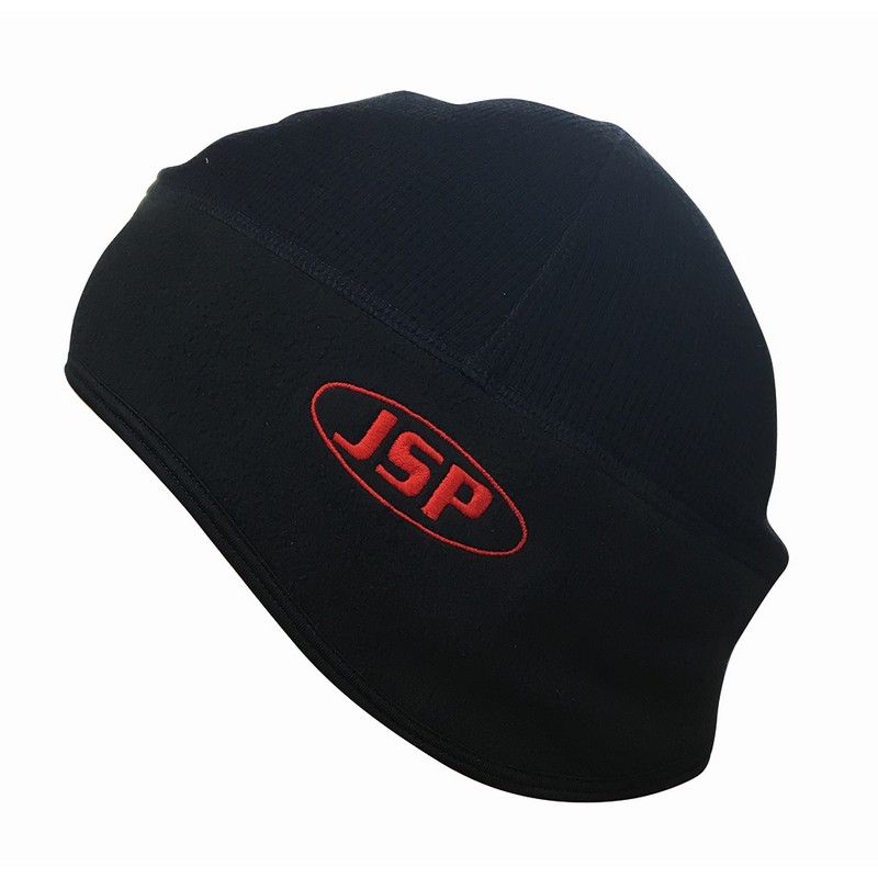 Black Thermal Safety Helmet Surefit™ Beanie (JSP Logo)