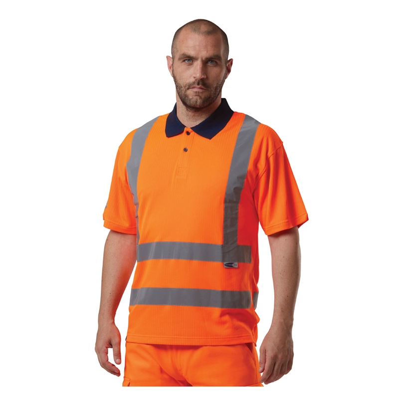 Hi-Vis Comfort poly/bamboo 200gsm Polo Shirt