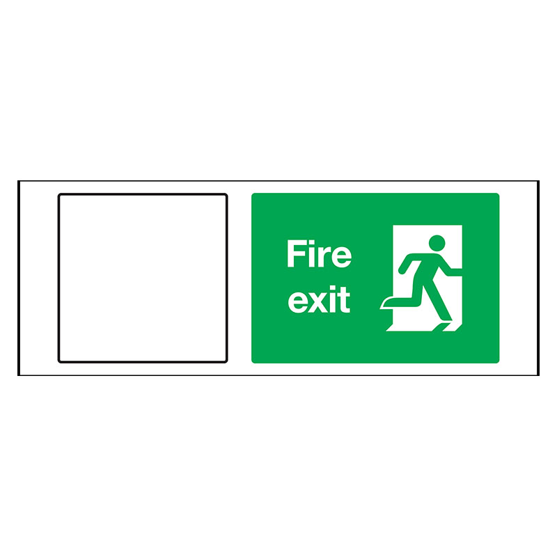 400mm x 150mm  10mm ecoCOR-X - Fire Exit