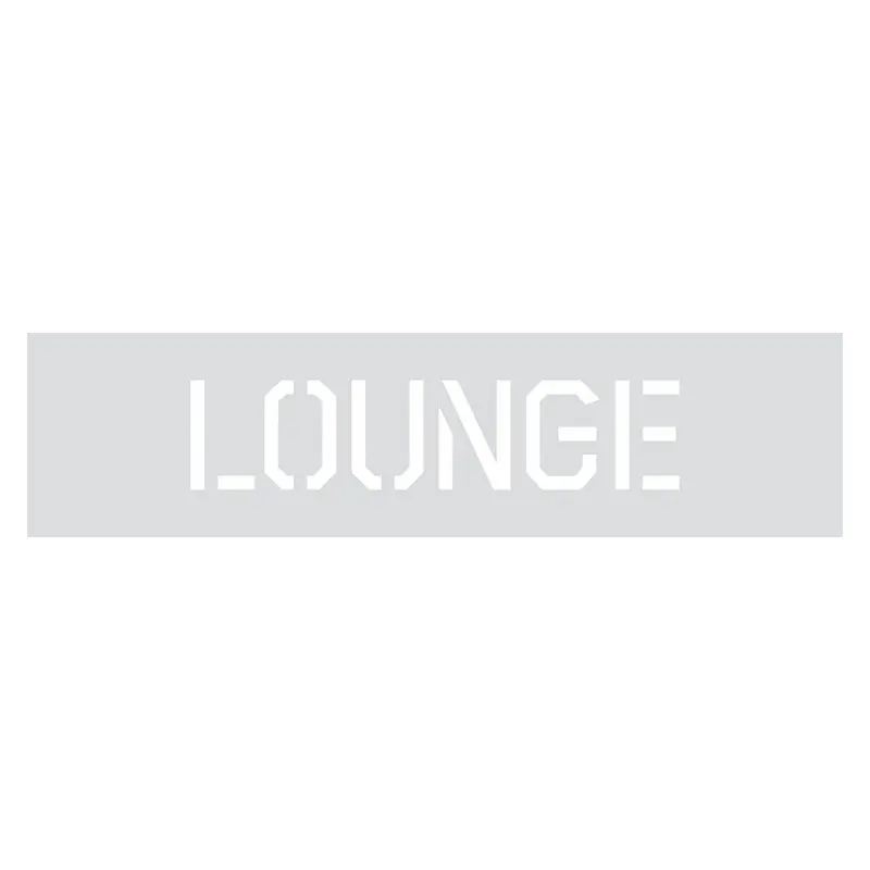 Lounge Stencil