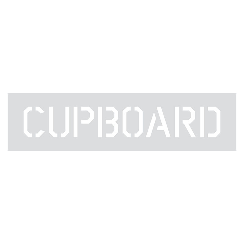 Cupboard Stencil