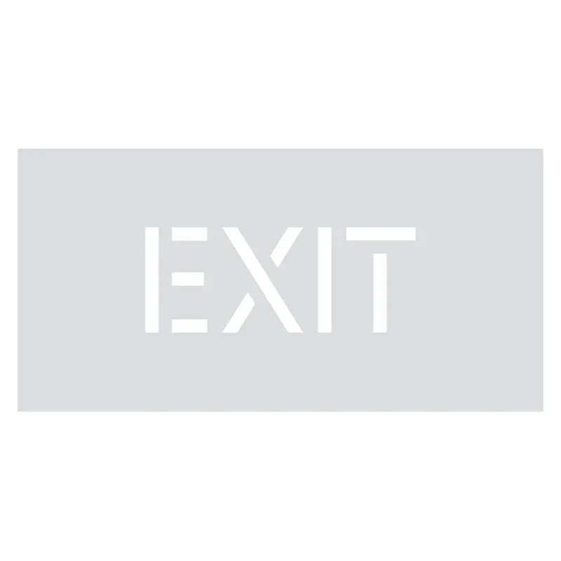 Exit Stencil