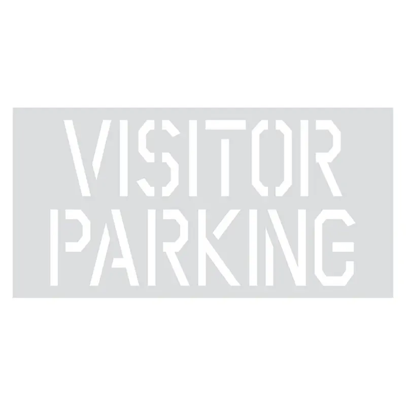 Visitor Parking Stencil