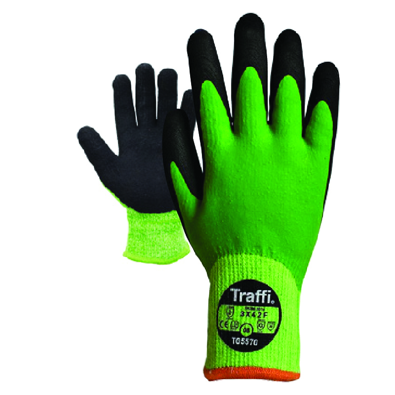 TG5570 X-Dura Latex Water Resistant Cut Level 5 Glove - Small