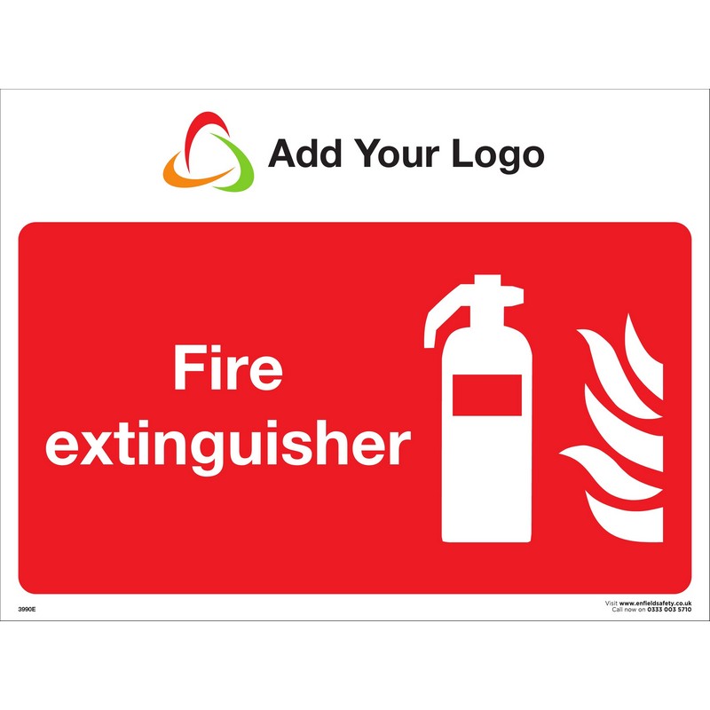 300mm x 200mm  3mm ecoBORD - Fire Extinguisher