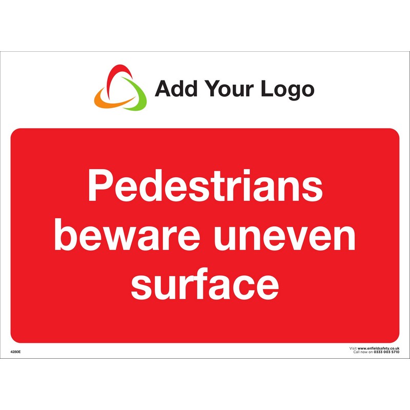 Pedestrians Beware Uneven Surface