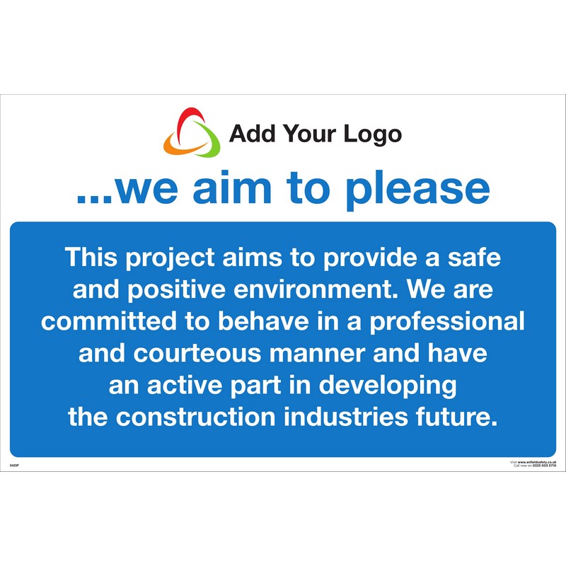 We Aim to Please Safe and Positive Environment