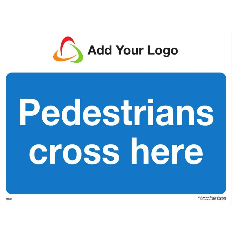 Pedestrians Cross Here