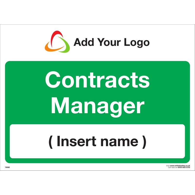 Contracts Manager (Insert Name)