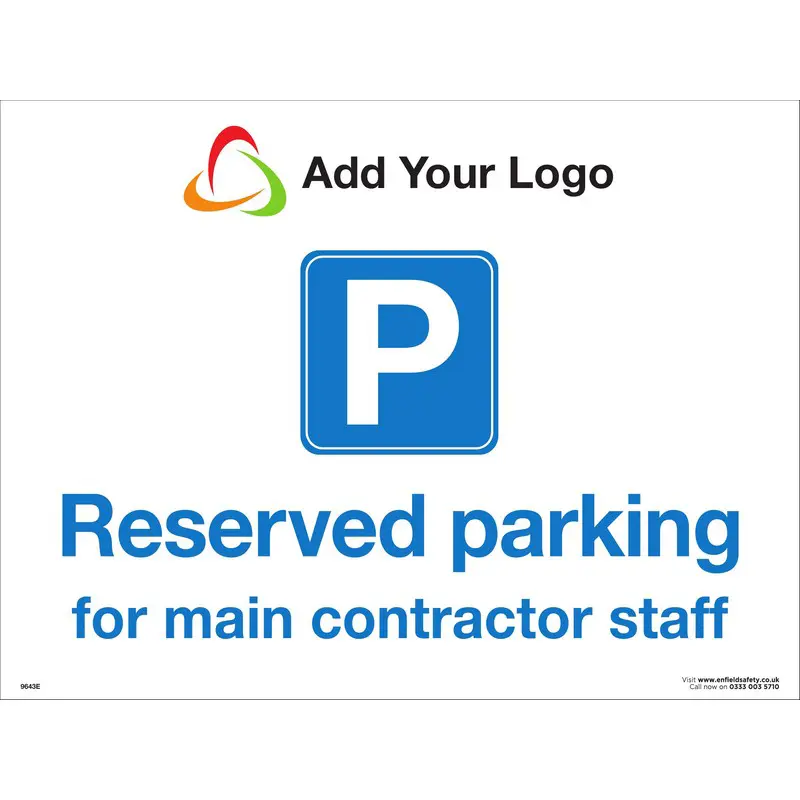 Reserved Parking For Main Contractor Staff