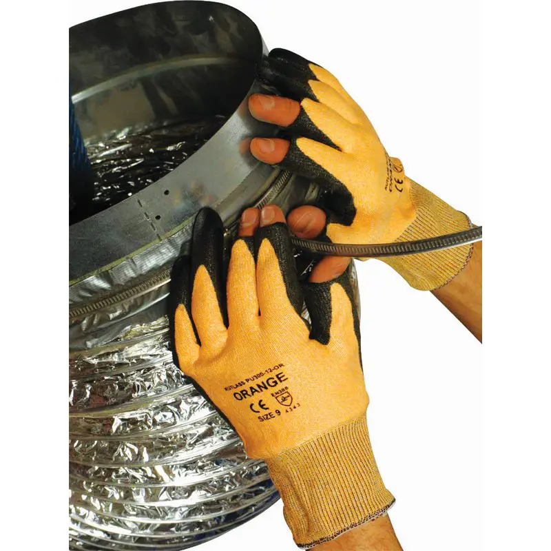 3 Digit Cut Level 3 Glove Orange