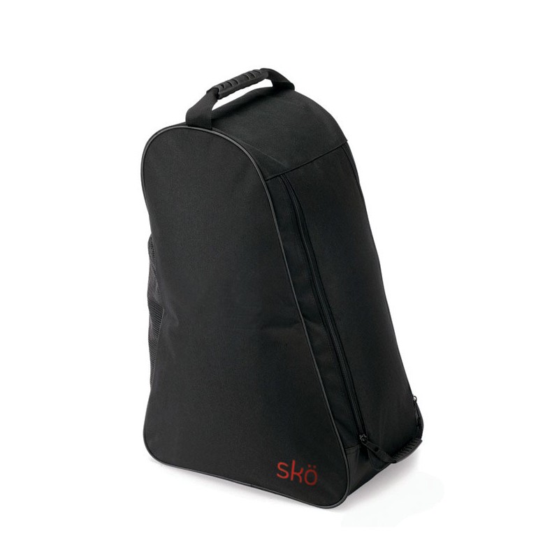 0600D Black Polyester Zipped Boot Bag With Handle