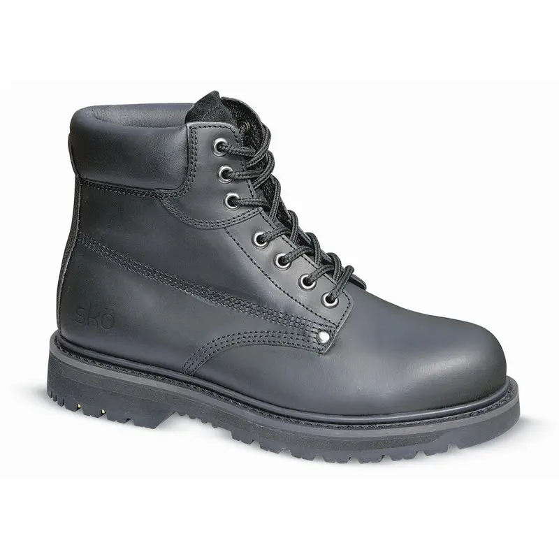 t Black Safety Boot c w Steel Midsole 09