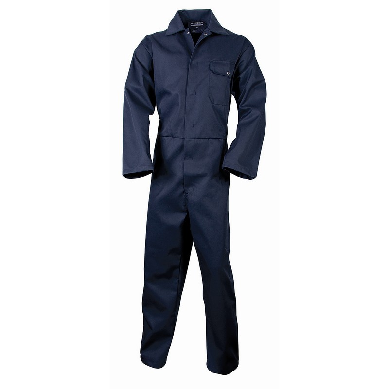 Polycotton Boiler Suit NAVY L Reg