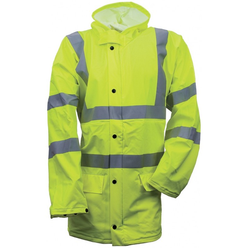 Wet Weather Jacket Hivisibilty Yellow L