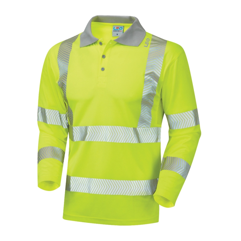 Barricane Coolviz Plus Long Sleeve Hivis Poloshirt