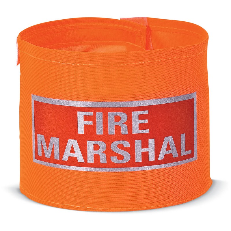 Fire Marshal Armband - ORANGE