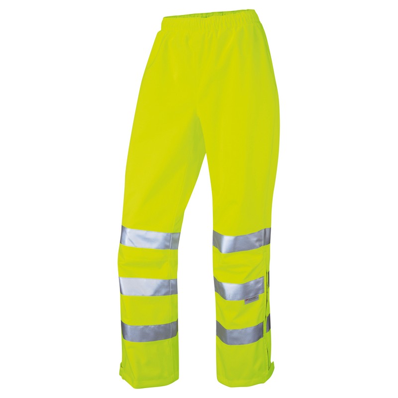 Breathable Hi-Vis LADIES Overtrousers Yellow S (size 10)