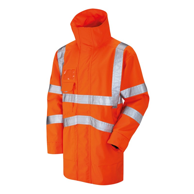 Breathable Hivisibilty Jacket Orange XXL