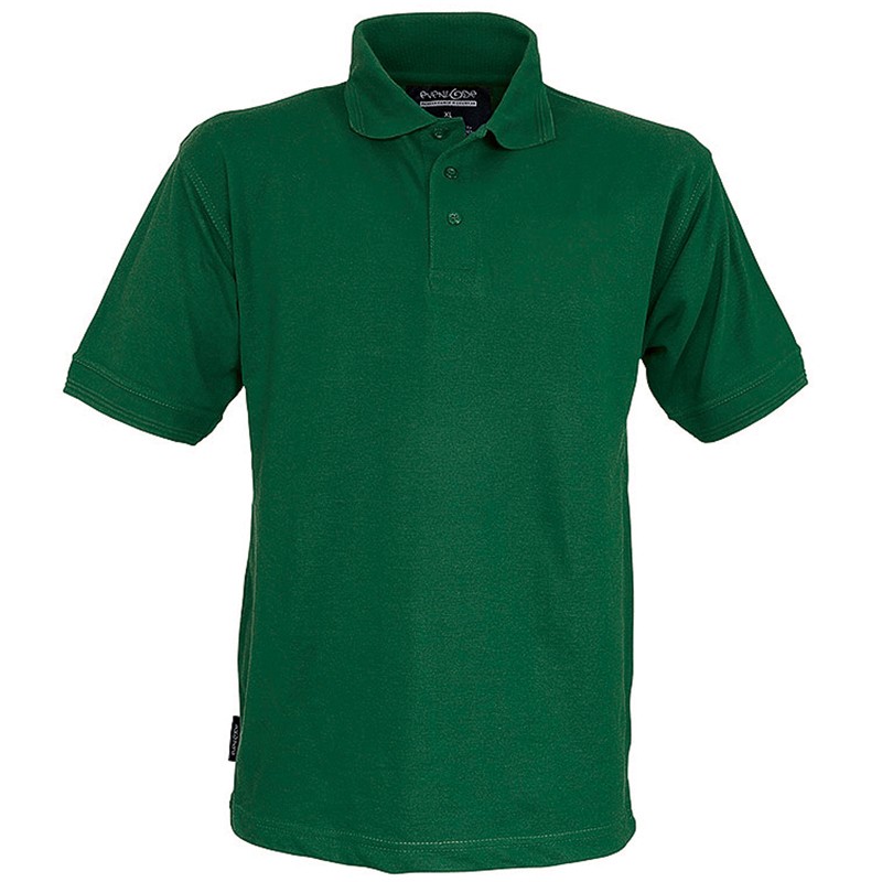 Active Short Sleeve Polo Shirt 180g BOTTLE GREEN L