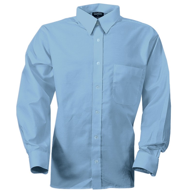 Polycotton Long Sleeve Formal Shirt  LIGHT BLUE 14