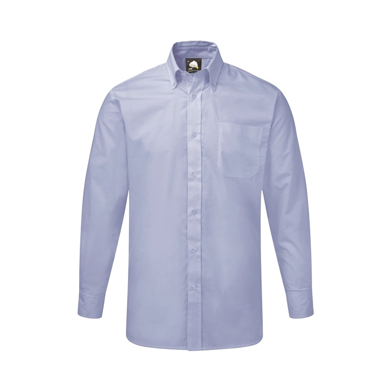 Polycotton Long Sleeve Formal Shirt Lilac 14.5