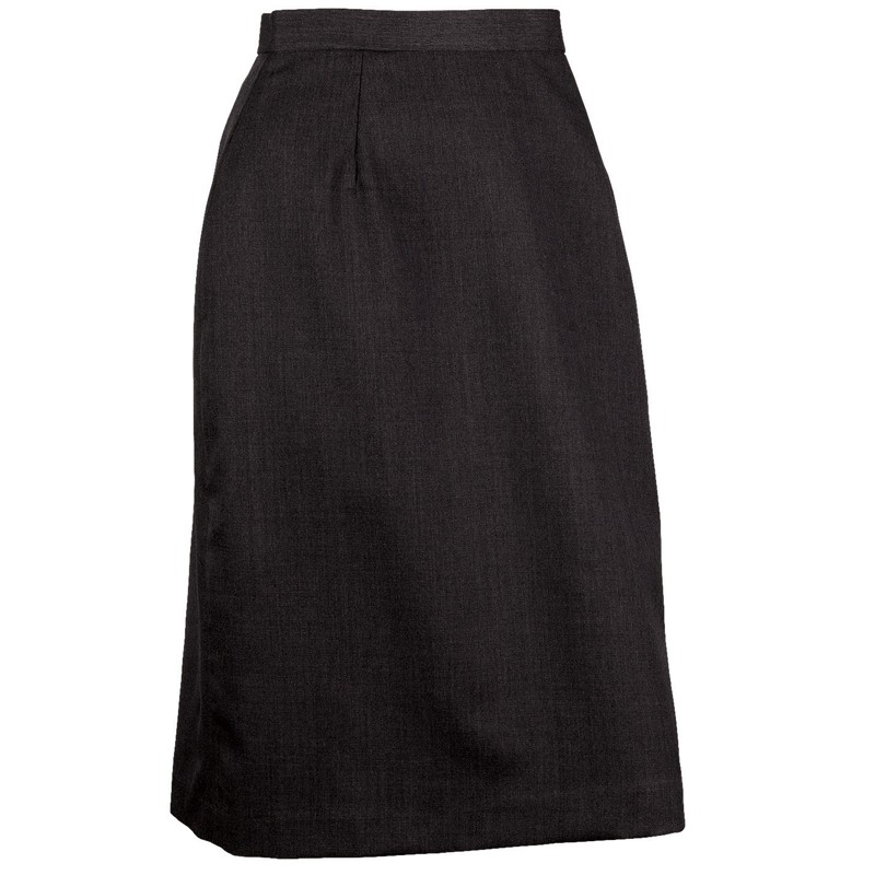 Polyester Womens Straight Skirt Black 08