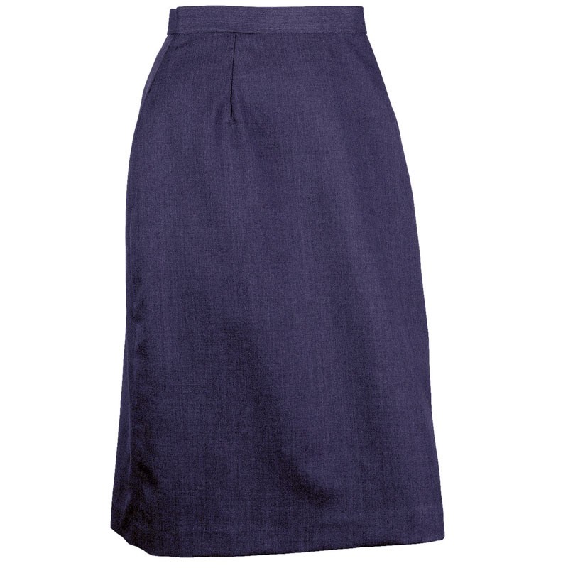 Polyester Womens Straight Skirt NAVY 08