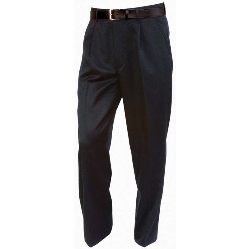 Polyester/Wool Trousers BLACK 28 REG