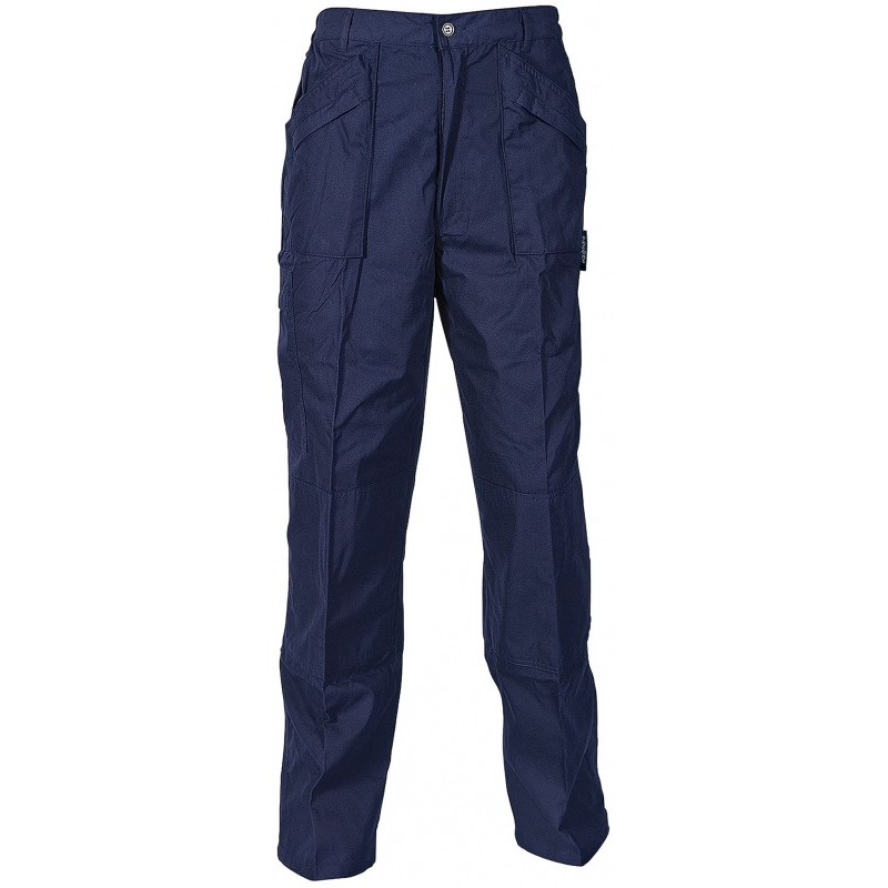 Polycotton Cargo trousers Navy 28 Reg