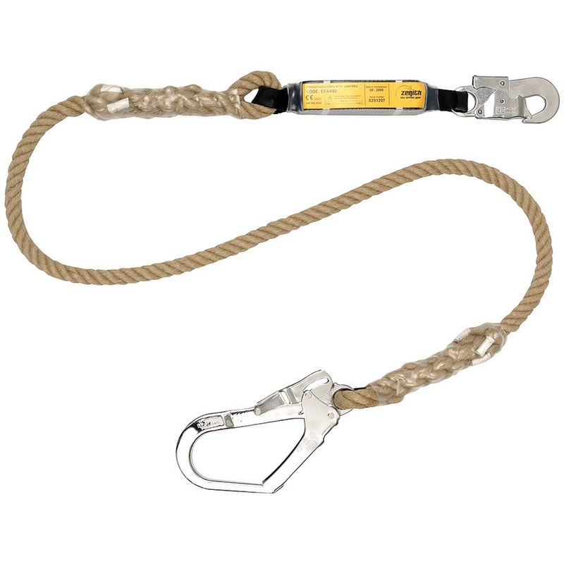 (t) 2m Rope Lanyard With 18cm & 50mm Hooks