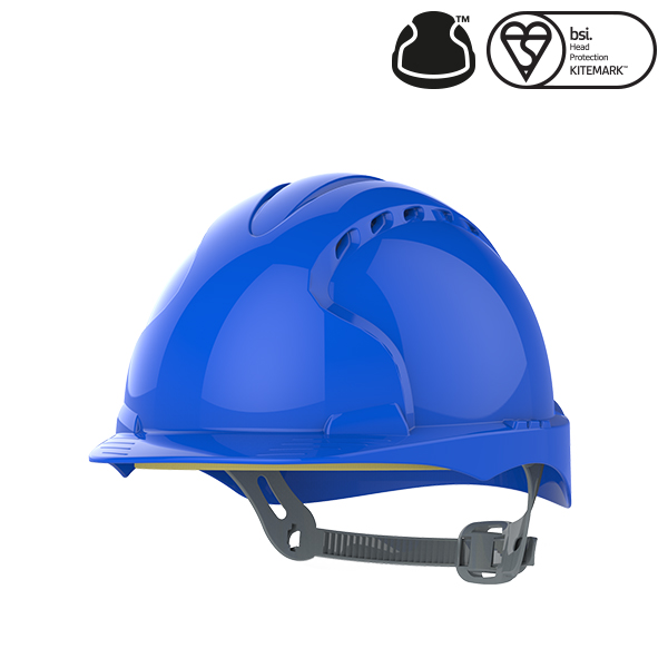 Evo 2 vented safety helmet BLUE