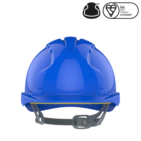 Evo 3 Vented Safety Helmet, Blue