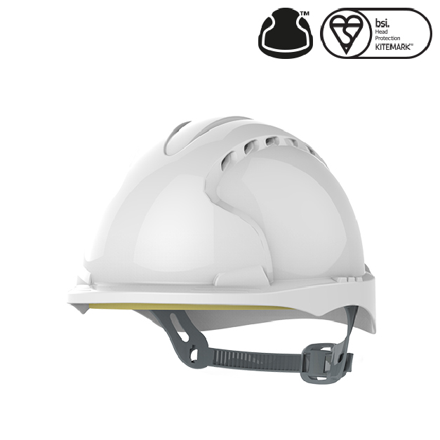 Evo 3 Vented Micropeak Helmet WHITE
