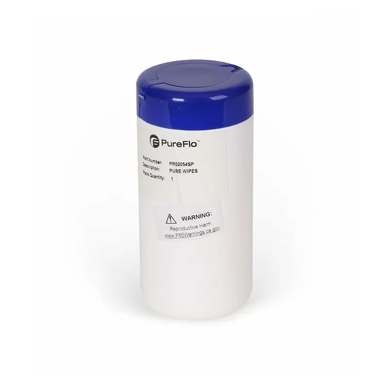PUREFLO PUREWIPES diposable wipes