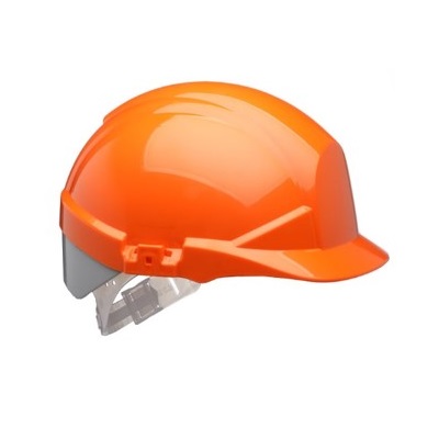 Reflex Safety Helmet c/ Slip Ratchet and Silver Flash ORANGE