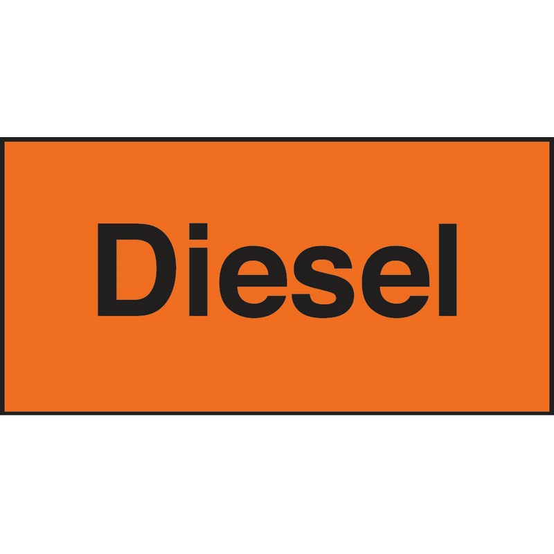 Diesel 150mm x 75mm Self-Adhesive sign