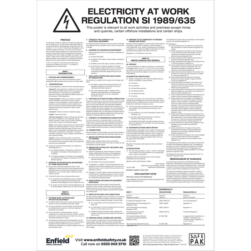 Electricity At Work Encapsulated Poster