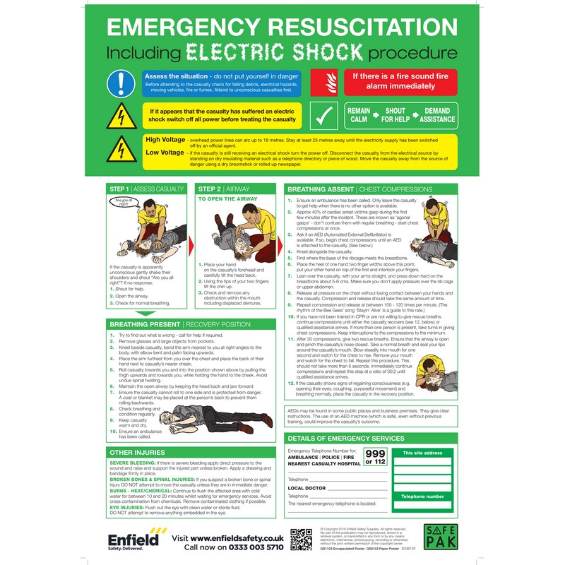 Resus/Electric Shock encapsulated poster