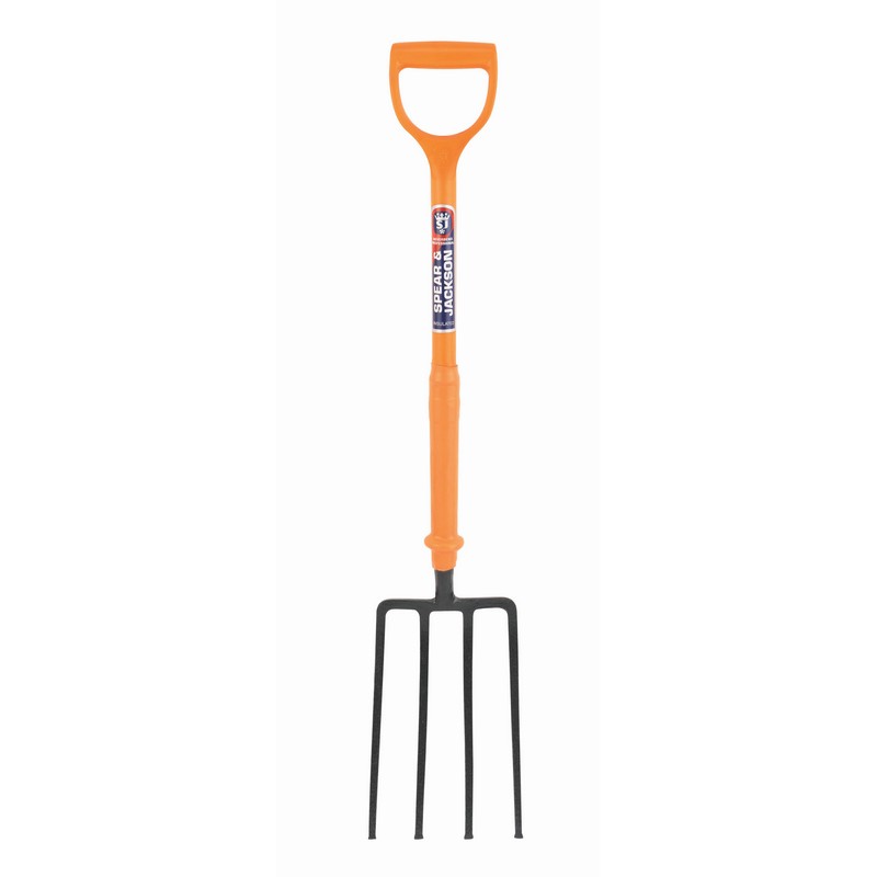 (t) Insulated Trenching Fork Wooden