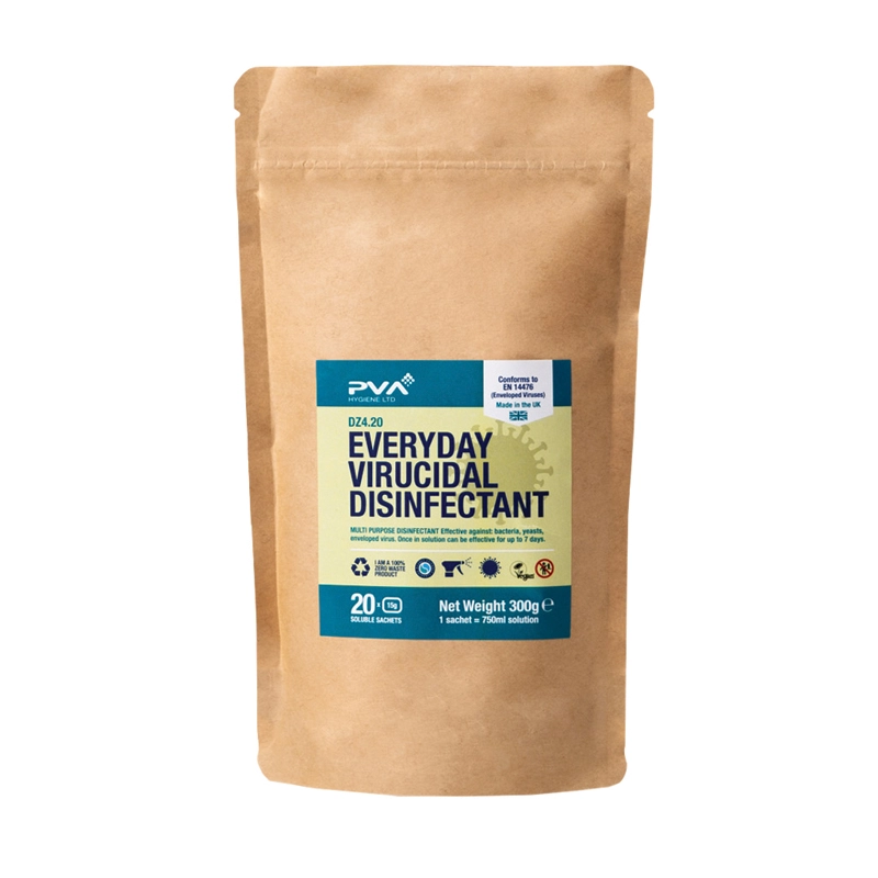 PVA Everyday Virucidal Disinfectant Sachets