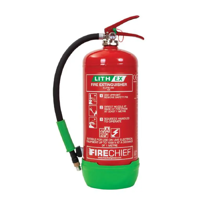 9L Lith-Ex Extinguisher c/w Service Label