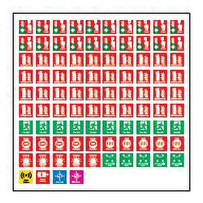 Fire Magnet Set for Fire Safety Plan