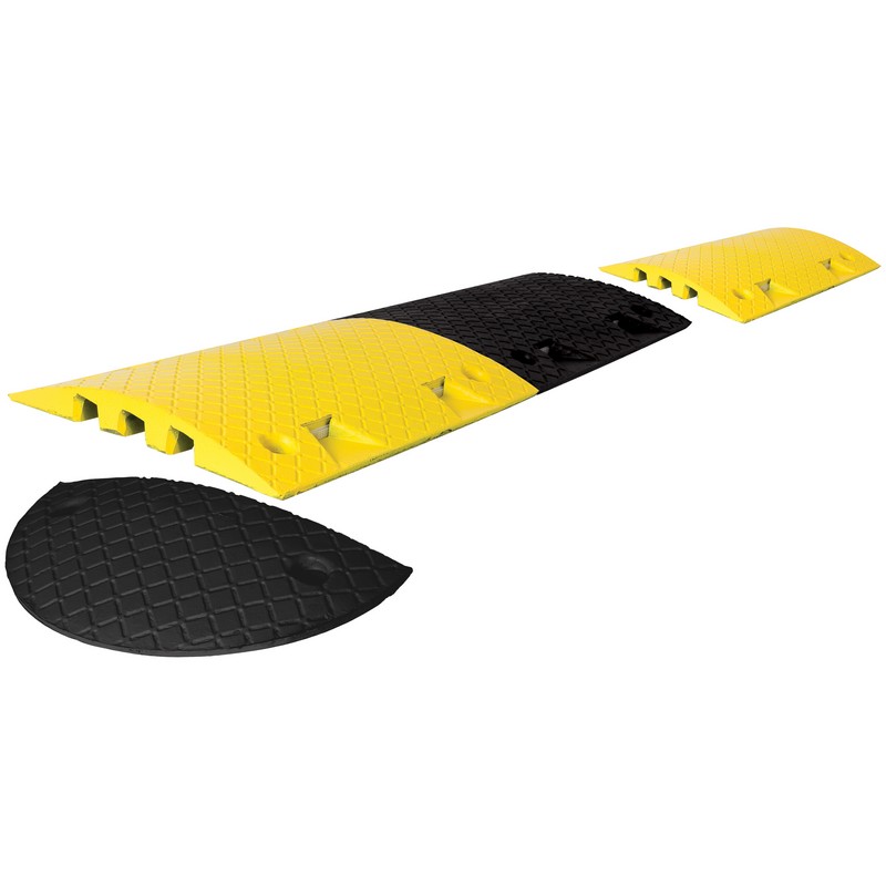 Yellow Speed Bump Section (500W X 420D X 50H)