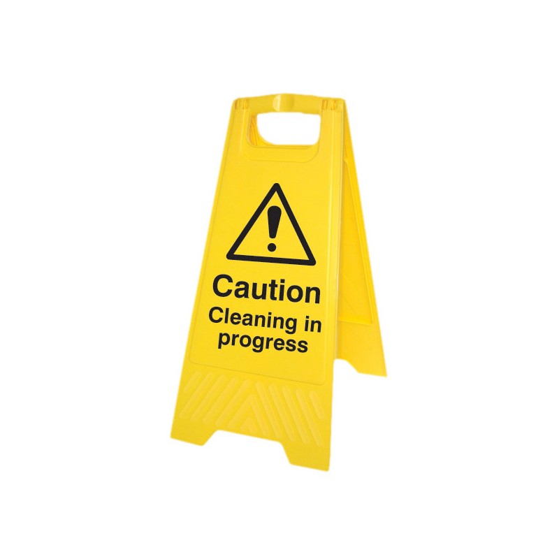 Caution Cleaning in progress A Board