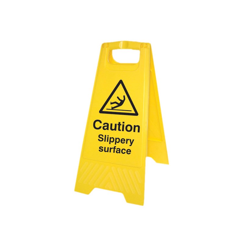 Caution Slippery surface A Board