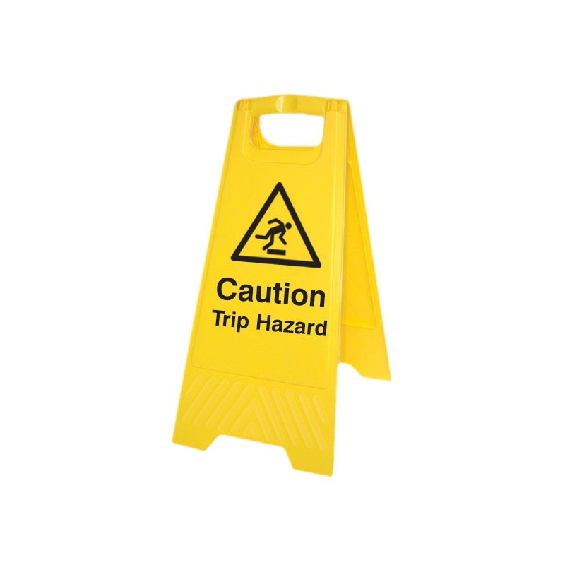 Caution Trip hazard A Board