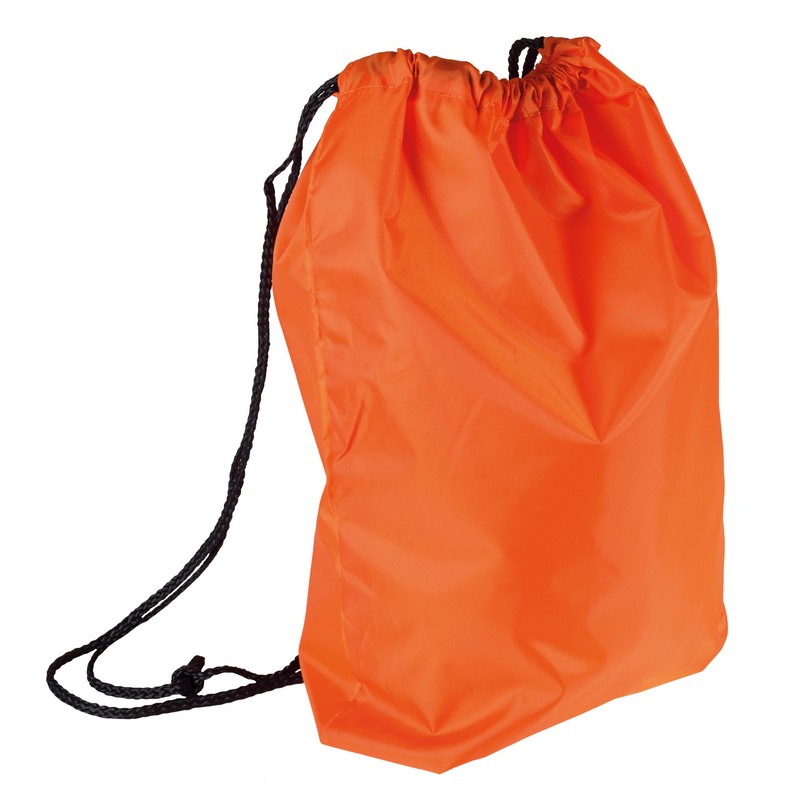 Nylon Drawstring Backpack 440 x 345mm - Orange