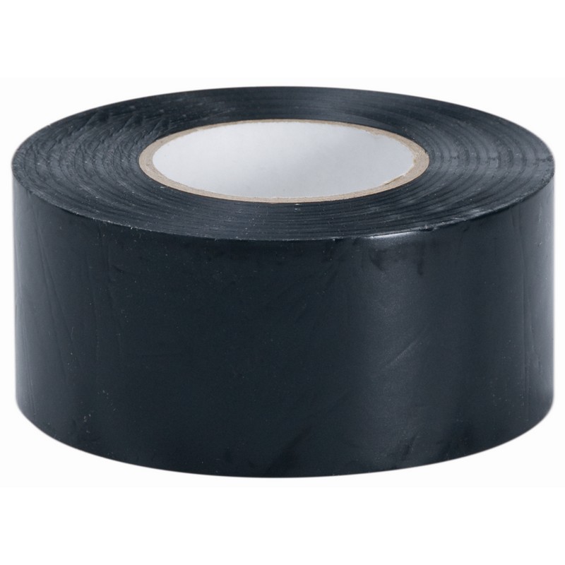 Black PVC Low Tack Tape 50mm X 100 Metre