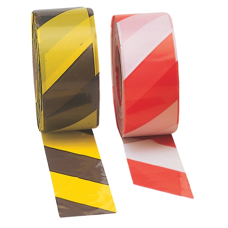 Red/White Barrier Tape 70mm X 500 Metre